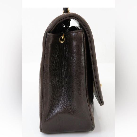 Chanel Brown Quilted Leather Shoulder Bag - Picture 6 of 13